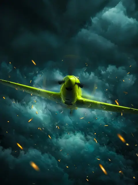 Crash banner with plane on LakhBet India