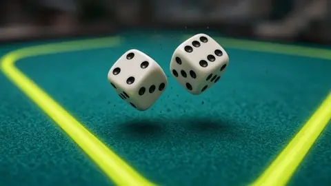 Craps dice on the LakhBet online platform