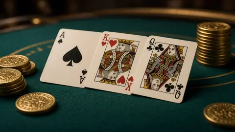 Three Card Poker layout on LakhBet India