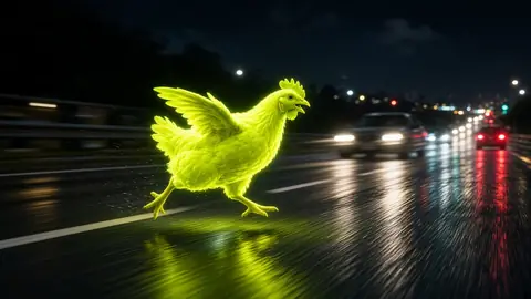 Chicken Road neon lane on the LakhBet online platform