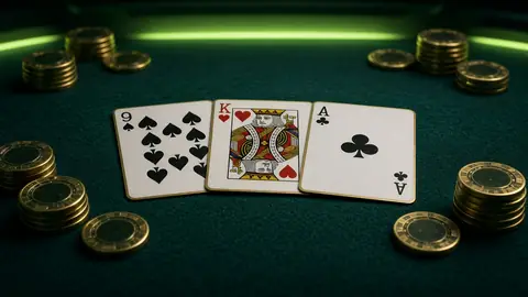 Teen Patti cards on the LakhBet online platform